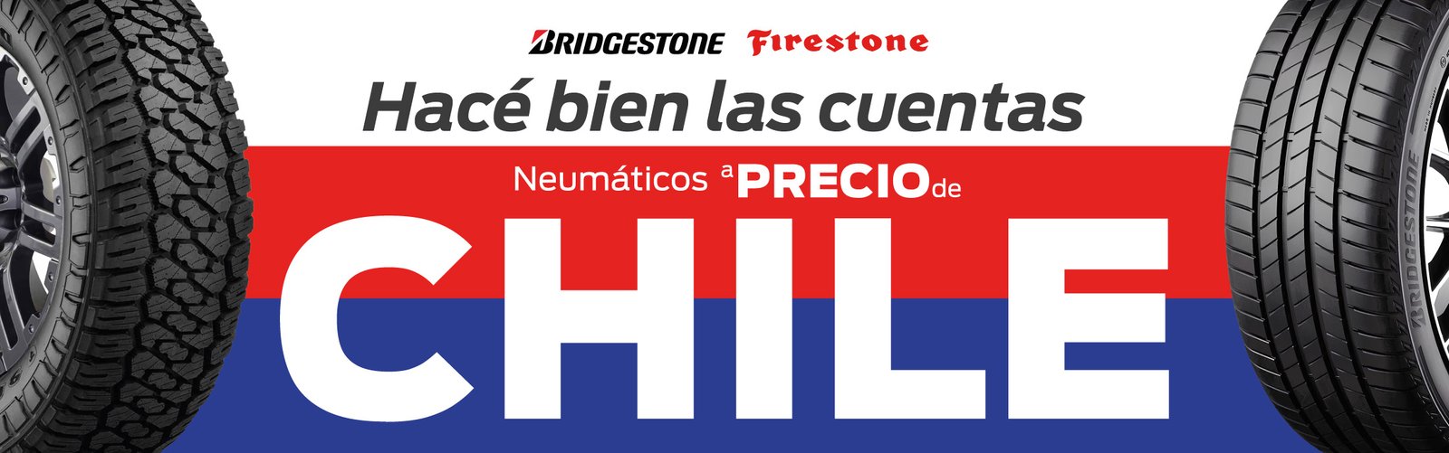 Neumáticos a precio de Chile — Bridgestone y Firestone en Mendoza | Mantello